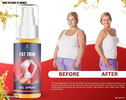 Grinbizz Fat Trim Oil/ Body Slimming Oil /For Fat Reduce/Weight Loss Oil/ Body Shaping Oil /For Fat Loss Oil/ Fat Reducing Oil-thumb2