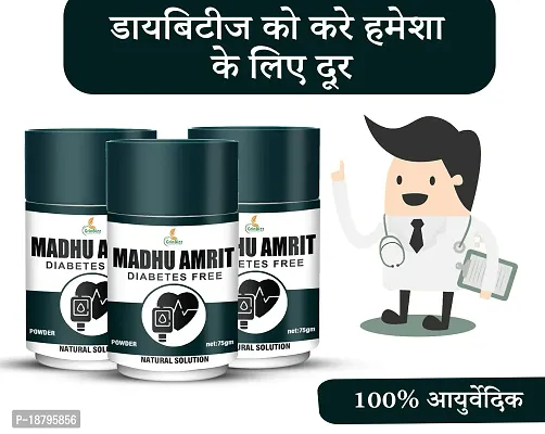 Grinbizz Madhu Amrit Powder Natural Madhumeh Control|Sugar Free|Diabetes Care|Maintain Insulin Level