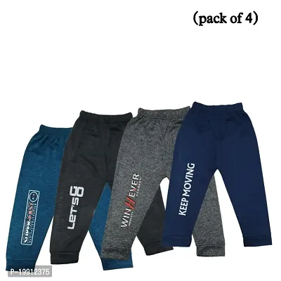 Multicolored boysgirls track pants pack of 4-thumb0