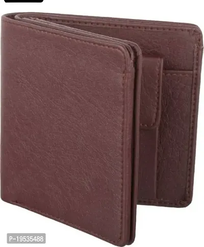 Designer Artificial Leather Solid Wallet For Men