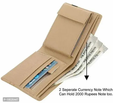 Designer Artificial Leather Solid Wallet For Men-thumb0