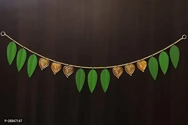 Diya Collection Traditional Artficial Mango Leaf Entrance Door Toran,Bandharwal For Home Decor And Festival Decoration-thumb0