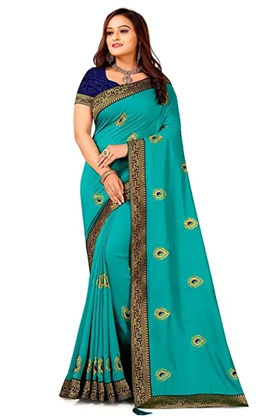 Bahubali Silk Saree Banaeari Lace Saree With Jacquard Blouse (Grey Saree)