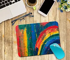 Whats Your Kick Brush Strock | Painting | Brush Drawing | Stylish |Creative | Printed Mouse Pad/Designer Waterproof Coating Gaming Mouse Pad for Computer/Laptop (Multi17)-thumb1