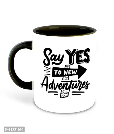 Whats Your Kick? CSK Travel Inspiration Printed Black Inner Colour Ceramic Coffee Mug- Travel Quotes, World, Best Gift | Travel, Tour, Nature (Multi 1)-thumb2