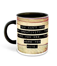 Whats Your Kick? (CSK) - Idea & Creativity Inspired Designer Printed Orange Ceramic Coffee |Tea | Milk Mug (Gift | Creativity | Motivational Quotes | Designer (Multi 12)-thumb1