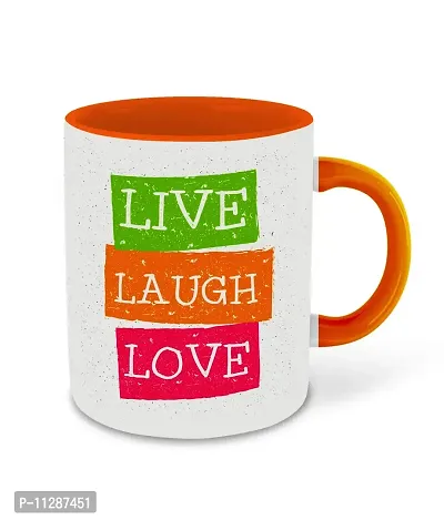 Whats Your Kick (CSK)- Live Love Laugh Inspired Designer Printed Orange Ceramic Coffee |Tea |Milk Mug with Coaster (Gift | Love |Laugh|Motivational Quotes |Hobby (Multi 14)