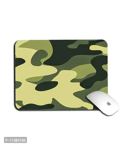 Whats Your Kick Army Theme/Army Design/Defence/Army Camouflage/Jai Hind Printed Mouse Pad/Designer Waterproof Coating Gaming Mouse Pad (Multi 10)-thumb0
