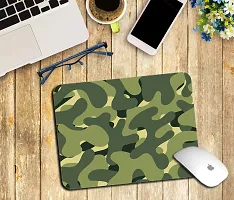 Whats Your Kick Army Theme/Army Design/Defence/Army Camouflage/Jai Hind Printed Mouse Pad/Designer Waterproof Coating Gaming Mouse Pad (Multi 16)-thumb1