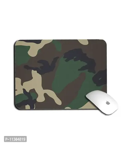 Whats Your Kick Army Theme/Army Design/Defence/Army Camouflage/Jai Hind Printed Mouse Pad/Designer Waterproof Coating Gaming Mouse Pad (Multi 13)-thumb0