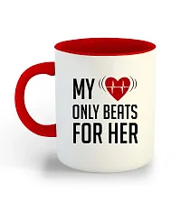 WHATS YOUR KICK (CSK|Love|Anniversary|Birthday|Couple|Valentine Red Inner Colour Set of 2 Coffee Mug- Gift for Boyfriend, Gift for Girlfriend, Best Gift, Lover Gifts, (Design 9)-thumb1