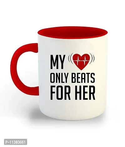 WHATS YOUR KICK (CSK|Love|Anniversary|Birthday|Couple|Valentine Red Inner Colour Set of 2 Coffee Mug- Gift for Boyfriend, Gift for Girlfriend, Best Gift, Lover Gifts, (Design 9)-thumb2