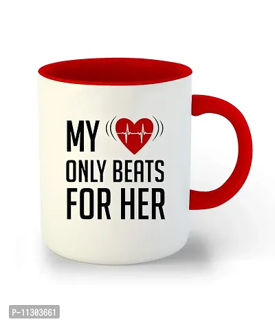 WHATS YOUR KICK (CSK|Love|Anniversary|Birthday|Couple|Valentine Red Inner Colour Set of 2 Coffee Mug- Gift for Boyfriend, Gift for Girlfriend, Best Gift, Lover Gifts, (Design 9)-thumb3