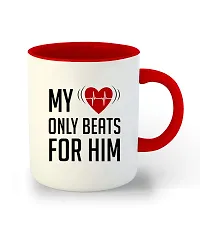 WHATS YOUR KICK (CSK|Love|Anniversary|Birthday|Couple|Valentine Red Inner Colour Set of 2 Coffee Mug- Gift for Boyfriend, Gift for Girlfriend, Best Gift, Lover Gifts, (Design 9)-thumb4