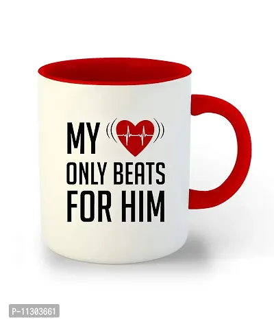 WHATS YOUR KICK (CSK|Love|Anniversary|Birthday|Couple|Valentine Red Inner Colour Set of 2 Coffee Mug- Gift for Boyfriend, Gift for Girlfriend, Best Gift, Lover Gifts, (Design 9)-thumb5