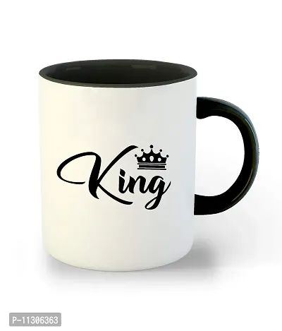 WHATS YOUR KICK (CSK|Love|Anniversary|Birthday|Couple|Valentine Black & Red Inner Colour Set of 2 Coffee Mug- Gift for Boyfriend, Gift for Girlfriend, Best Gift, Lover Gifts, (Design 15)-thumb3