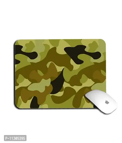 Whats Your Kick Army Theme/Army Design/Defence/Army Camouflage/Jai Hind Printed Mouse Pad/Designer Waterproof Coating Gaming Mouse Pad (Multi 2)-thumb0