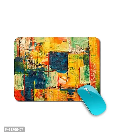 Whats Your Kick Brush Strock | Painting | Brush Drawing | Stylish |Creative | Printed Mouse Pad/Designer Waterproof Coating Gaming Mouse Pad for Computer/Laptop (Multi13)-thumb0
