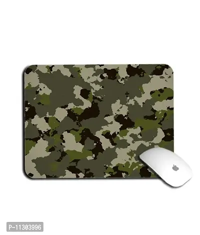 Whats Your Kick Army Theme/Army Design/Defence/Army Camouflage/Jai Hind Printed Mouse Pad/Designer Waterproof Coating Gaming Mouse Pad (Multi 8)-thumb0