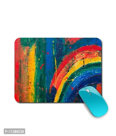 Whats Your Kick Brush Strock | Painting | Brush Drawing | Stylish |Creative | Printed Mouse Pad/Designer Waterproof Coating Gaming Mouse Pad for Computer/Laptop (Multi17)-thumb0