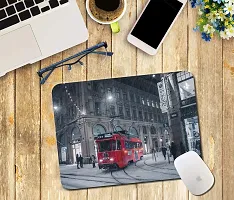 Whats Your Kick Automobile | Travel | Car | Cycle | Motorbike | Vespa Theme Printed Mouse Pad/Designer Waterproof Coating Gaming Mouse Pad for Computer/Laptop (Multi 15)-thumb1