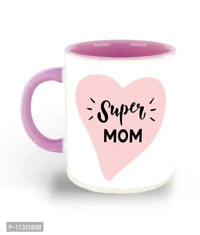 Whats Your Kick? (CSK) Sweet Mom, Best Mom Printed Pink Inner Colour Ceramic Coffee Mug- Gift for Mom, Gift for Cute Mom, Best Gift | Mothers Day, Unique Gifts (Multi 30)-thumb2