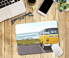 Whats Your Kick Automobile | Travel | Car | Cycle | Motorbike | Vespa Theme Printed Mouse Pad/Designer Waterproof Coating Gaming Mouse Pad for Computer/Laptop (Multi 11)-thumb1