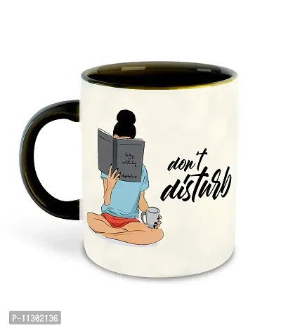 Whats Your Kick? (CSK) - Books Reading, Reader Inspired Designer Printed Black Ceramic Coffee |Tea | Milk Mug (Gift | Books | Motivational Quotes | Hobby (Multi 8)-thumb2