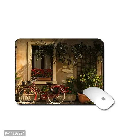 Whats Your Kick Automobile | Travel | Car | Cycle | Motorbike | Vespa Theme Printed Mouse Pad/Designer Waterproof Coating Gaming Mouse Pad for Computer/Laptop (Multi 2)-thumb0