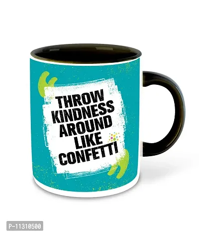 Whats Your Kick? (CSK) Motivational Energy Quotes, Inspiration Printed Black Inner Colour Ceramic Coffee Mug- Fitness, Sports, Best Gift | Best Quotes, Unique Gifts (Multi 21)