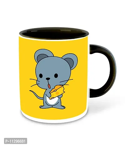 Whats Your Kick (CSK)-Animal Cartoons, Inspiration Printed Black Inner Colour Ceramic Coffee Mug- Funny, Cartoons, Best Gift | for Kids, Unique Gifts (Multi 10)-thumb2