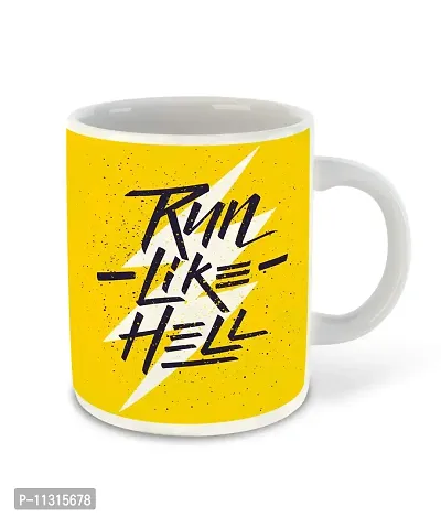 Whats Your Kick? (CSK) - Running Inspired Designer Printed White Ceramic Coffee |Tea | Milk Mug (Gift | Sports | Motivational Quotes | Hobby (Combo 9)