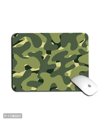Whats Your Kick Army Theme/Army Design/Defence/Army Camouflage/Jai Hind Printed Mouse Pad/Designer Waterproof Coating Gaming Mouse Pad (Multi 16)-thumb0