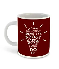 Whats Your Kick? (CSK) - Idea & Creativity Inspired Designer Printed Dark Green Ceramic Coffee |Tea | Milk Mug (Gift | Creativity | Motivational Quotes | Designer (Multi 14)-thumb1