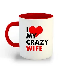 Whats Your Kick (CSK)|Love|Anniversary|Birthday|Couple|Valentine Red & Black Inner Colour Set of 2 Coffee Mug- Gift for Boyfriend, Gift for Girlfriend, Best Gift, Lover Gifts, (Design 11)-thumb1