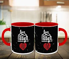 Whats Your Kick (CSK) - Live Love Laugh Inspired Designer Printed Red Ceramic Coffee |Tea |Milk Mug with Desky (Gift | Love |Laugh|Motivational Quotes |Hobby (Multi 12)-thumb2