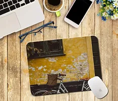 Whats Your Kick Automobile | Travel | Car | Cycle | Motorbike | Vespa Theme Printed Mouse Pad/Designer Waterproof Coating Gaming Mouse Pad for Computer/Laptop (Multi 17)-thumb1