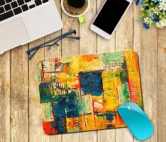 Whats Your Kick Brush Strock | Painting | Brush Drawing | Stylish |Creative | Printed Mouse Pad/Designer Waterproof Coating Gaming Mouse Pad for Computer/Laptop (Multi13)-thumb1