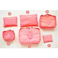 Everbuy? Set of 6 Packing Cubes Travel Organizer (Peach)-thumb2