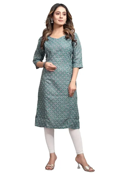 Stylish A-Line Blend Kurti For Women