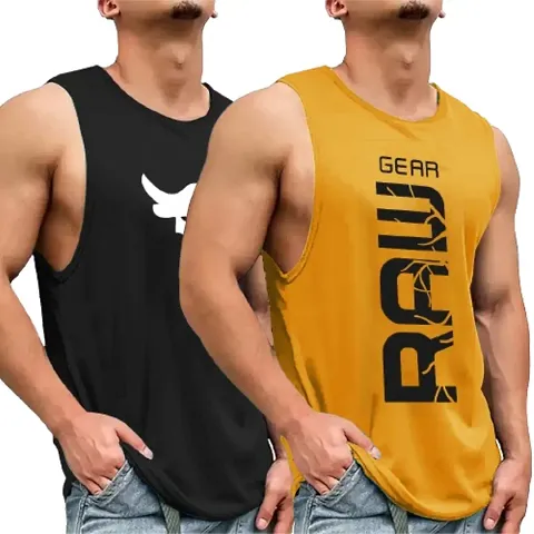 Classic Gym Vest for Men, Pack of 2