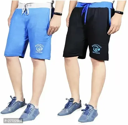 Multicoloured Combo Shorts pack of 2 for men-thumb0