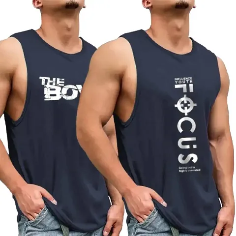 Trendy Cotton Gym Vest 