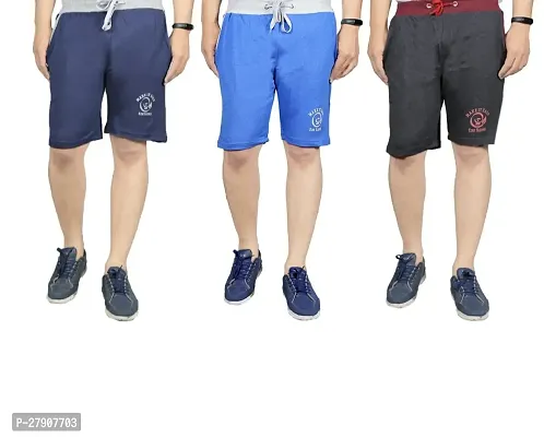 Multicoloured Combo Shorts pack of 3 for men-thumb0