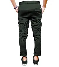 Classic Polyester Solid Casual Trousers for Men, Pack of 2-thumb2