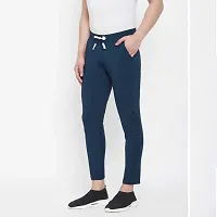 Mens Cotton Blend Solid Track Pant Pack Of 3-thumb3