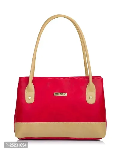 Stylish Women Zara Faux Leather Handbag Red Medium-thumb0