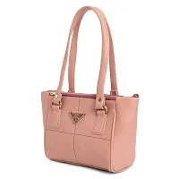 Stylish Women Sana Spacious Faux Leather Handbag Light Pink Medium-thumb2