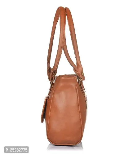 Stylish Women Jennie Faux Leather Handbag Tan Medium-thumb4