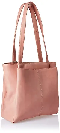 Stylish Women Florence Faux Leather Handbag Light Pink Large-thumb1